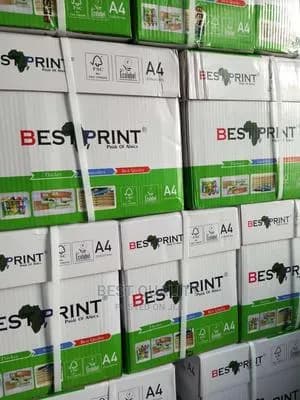 Best Print A4 80gsm copy paper (box of 5 reams)