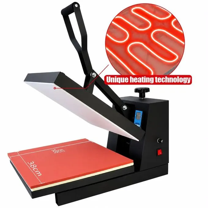 38x38cm slide-out clamshell digital heat press (A3)