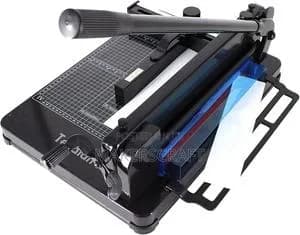 A3 heavy-duty stack guillotine (400 sheets, 17in)