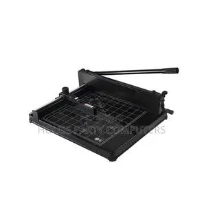 A4 heavy-duty stack guillotine (400 sheets, 12in)