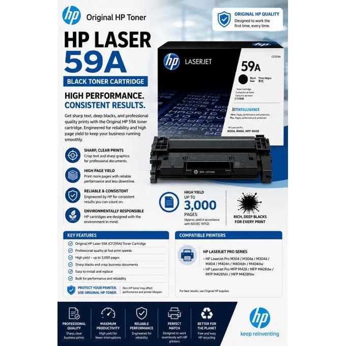 HP 59A Black (CF259A)